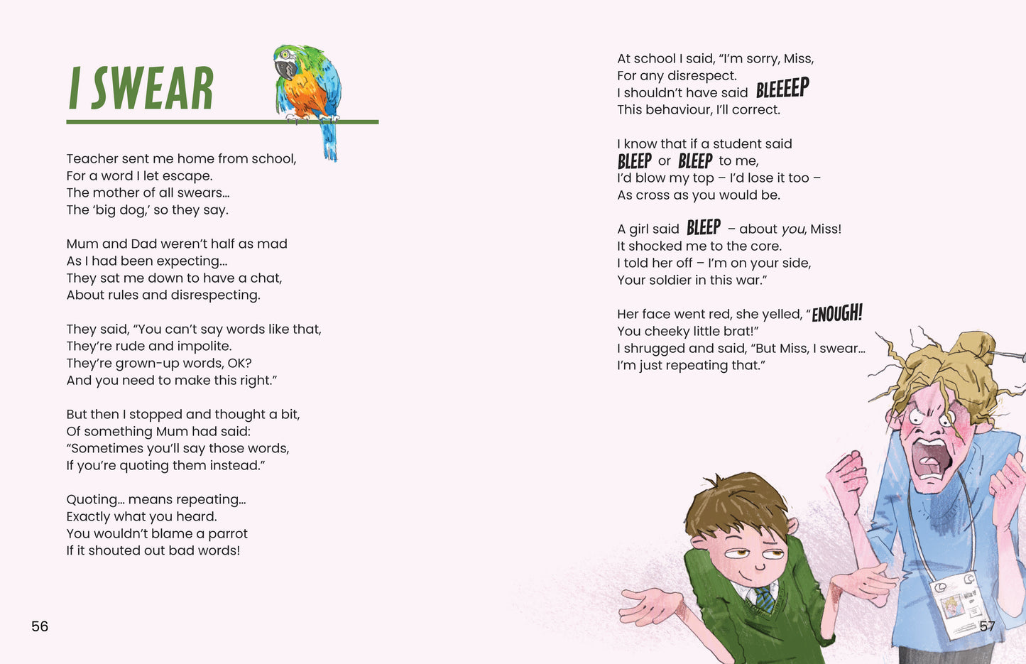 Out of Line - Cheeky Poetry Book (ages 7-12)