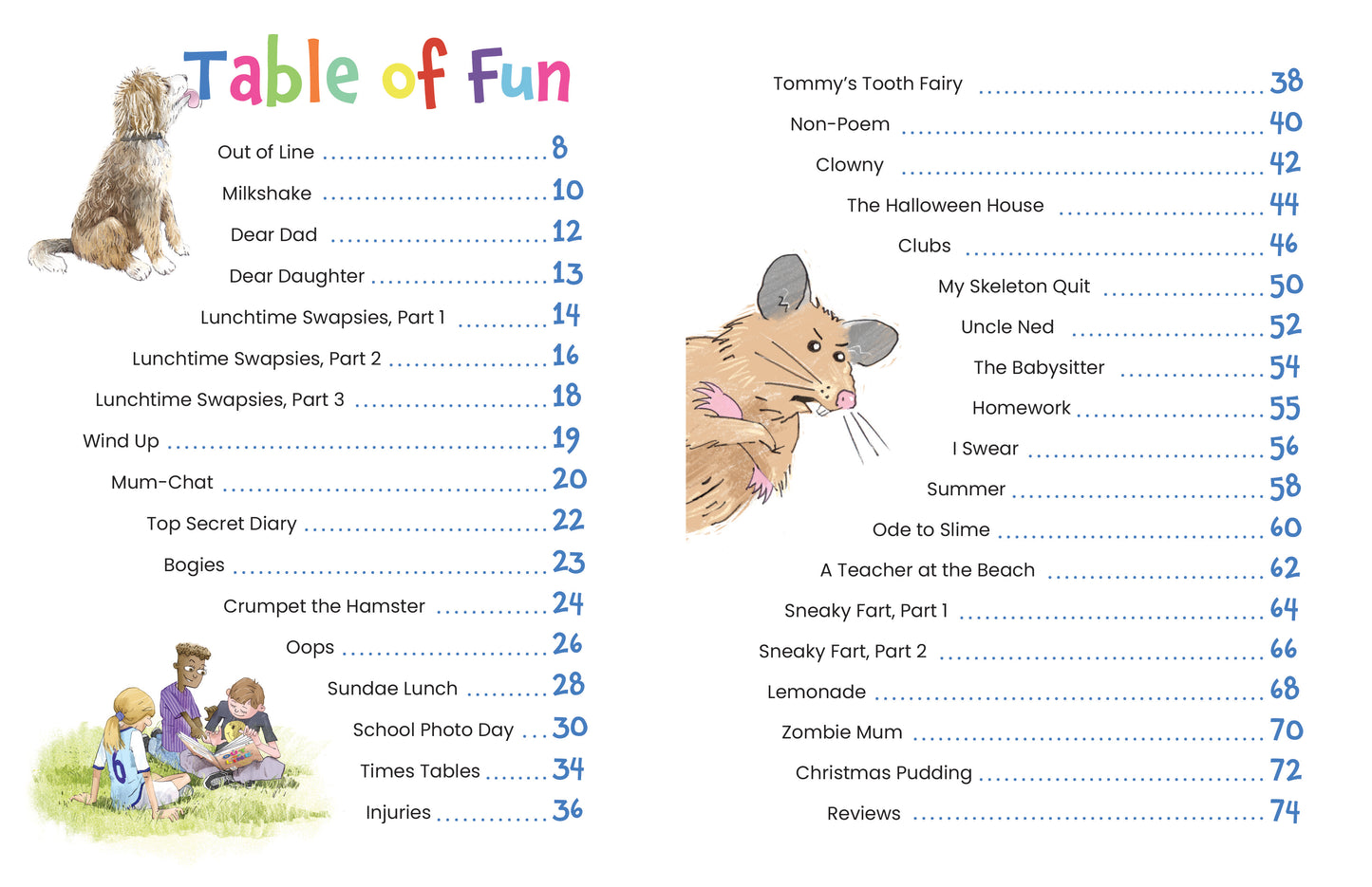 Out of Line - Cheeky Poetry Book (ages 7-12)